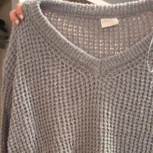 Allie rose size large women's mint green thick sweater